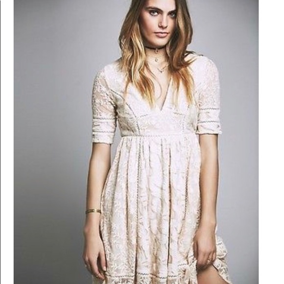 Free People crochet lace dress - Picture 4 of 8